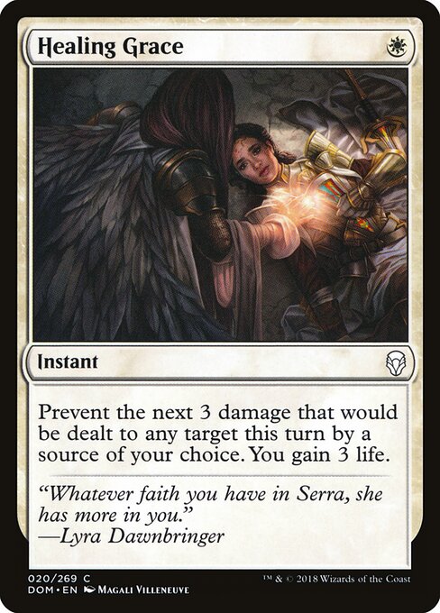Healing Grace - Dominaria Magic card