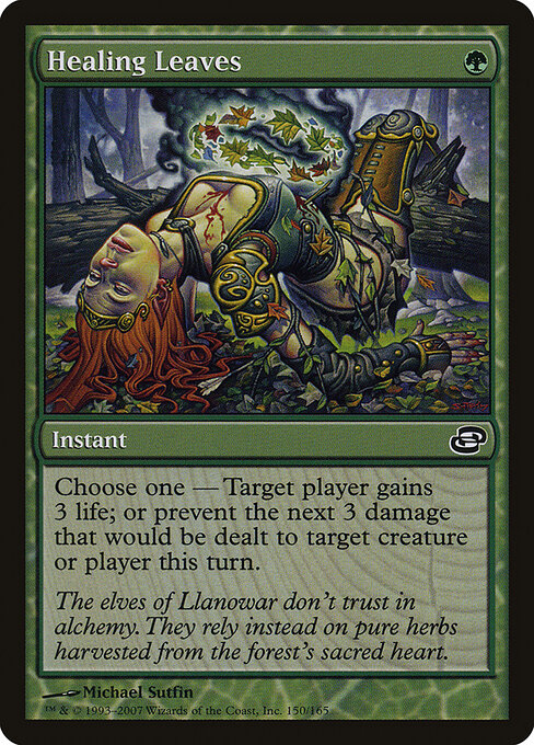 Healing Leaves - Planar Chaos Magic card
