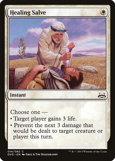 Healing Salve - Duel Decks Anthology: Divine vs. Demonic Magic card