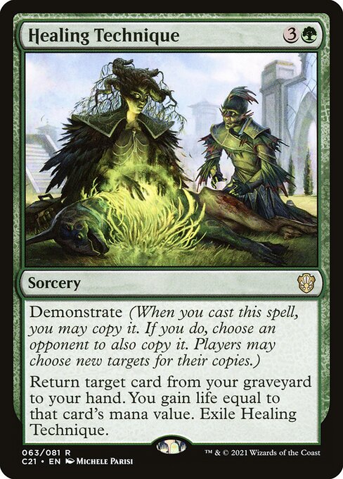 Healing Technique - Commander 2021 Magic card