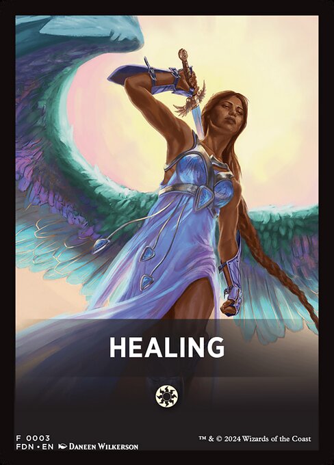 Healing - Foundations Front Cards (#3) - Illustrated by Daneen Wilkerson - Magic: The Gathering Card