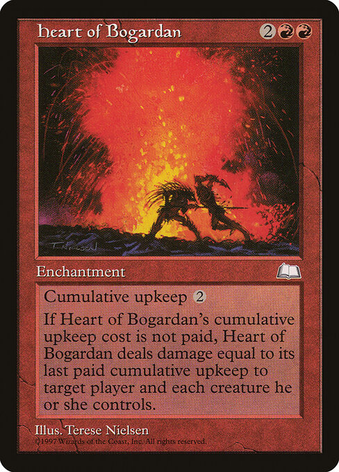 Heart of Bogardan - Weatherlight Magic card