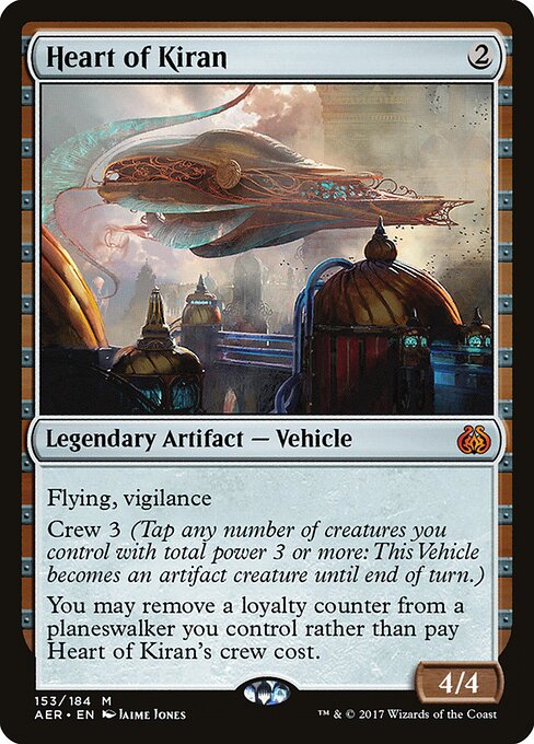 Heart of Kiran - Aether Revolt Magic card
