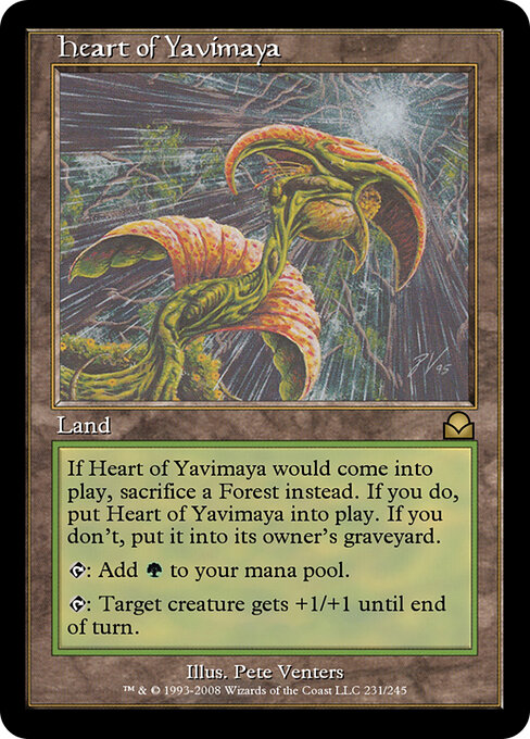 Heart of Yavimaya - Masters Edition II Magic card