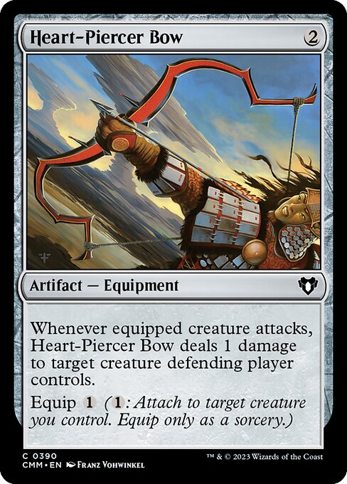 Heart-Piercer Bow - Commander Masters Magic card