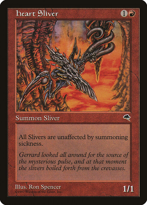 Heart Sliver - Tempest Magic card