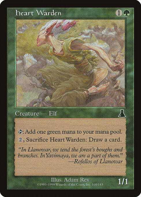 Heart Warden - Urza's Destiny Magic card