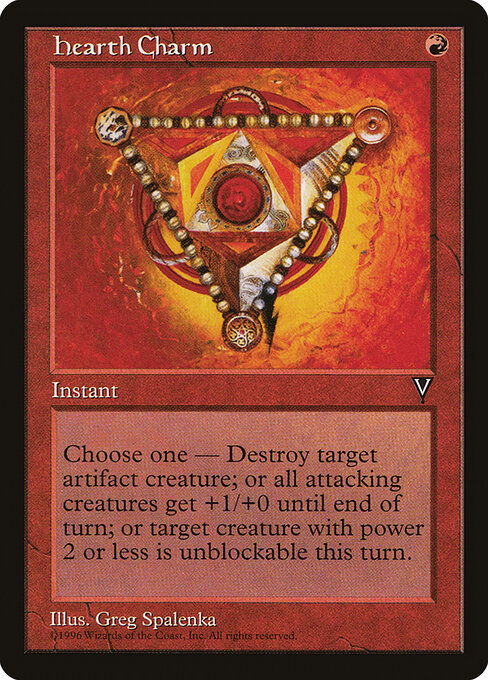 Hearth Charm - Visions Magic card