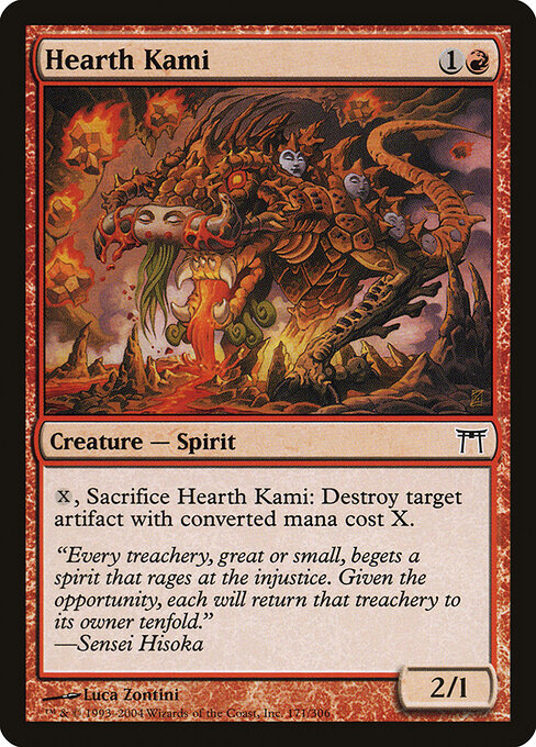 Hearth Kami - Champions of Kamigawa Magic card