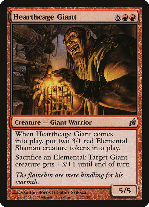 Hearthcage Giant - Lorwyn Magic card
