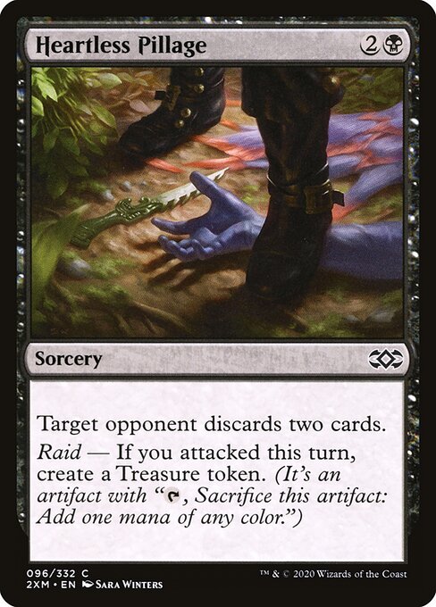 Heartless Pillage - Double Masters Magic card