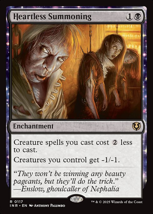 Heartless Summoning - Innistrad Remastered (#117) - Illustrated by Anthony Palumbo - Magic: The Gathering Card