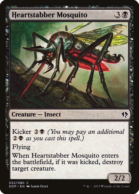 Heartstabber Mosquito - Duel Decks: Zendikar vs. Eldrazi (#52) - Illustrated by Jason Felix - Magic: The Gathering Card