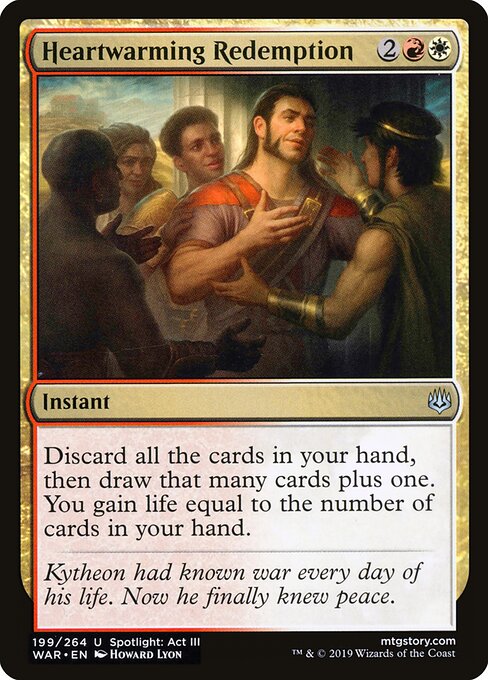 Heartwarming Redemption - War of the Spark Magic card