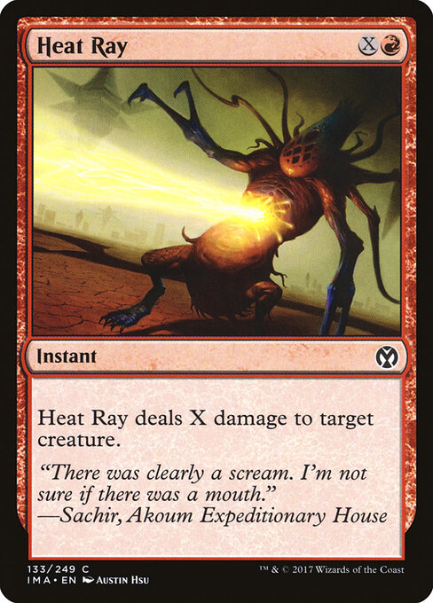 Heat Ray - Iconic Masters Magic card