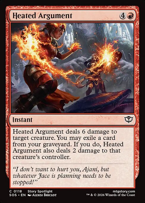 Heated Argument - Secrets of Strixhaven Magic card