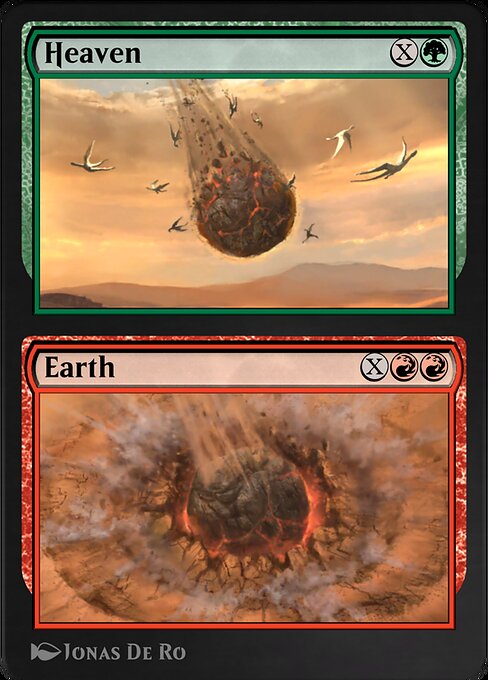 Heaven // Earth - Amonkhet (#224) - Illustrated by Jonas De Ro - Magic: The Gathering Card