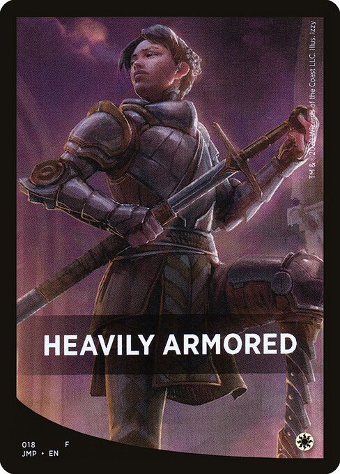 Heavily Armored - Jumpstart Front Cards (#18) - Illustrated by Izzy - Magic: The Gathering Card