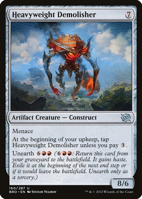 Heavyweight Demolisher - The Brothers' War Magic card