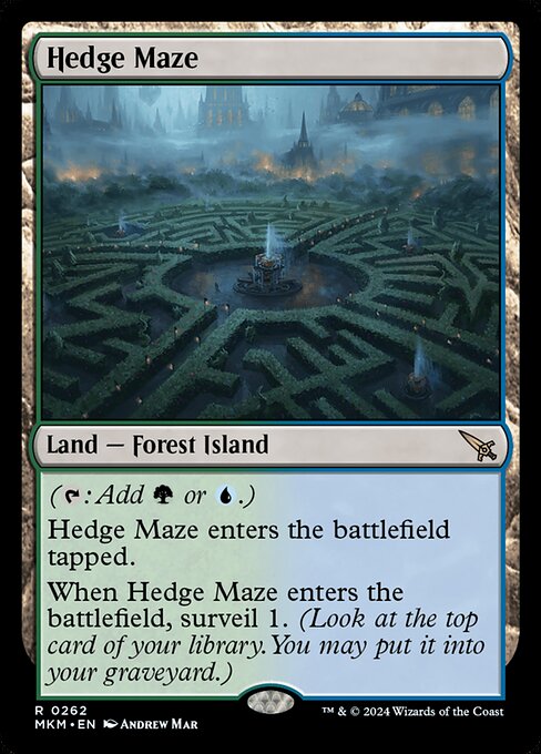 Hedge Maze - Murders at Karlov Manor Magic card
