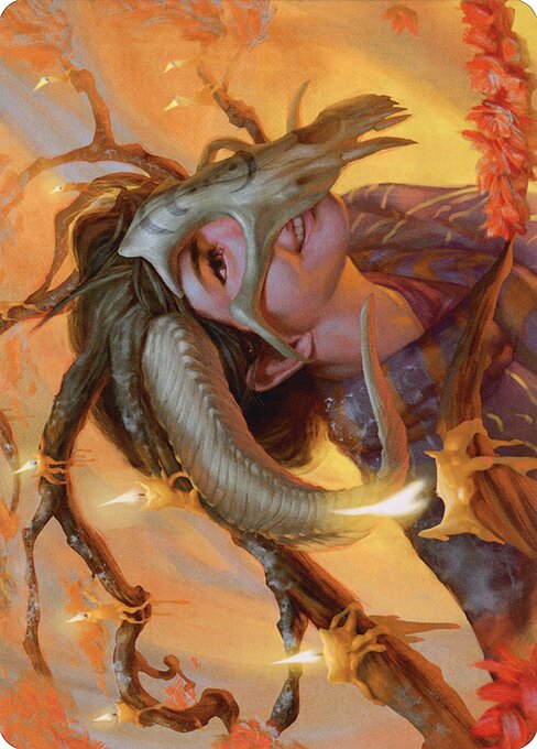 Hedgewitch's Mask // Hedgewitch's Mask - Midnight Hunt Art Series (#17) - Illustrated by Ovidio Cartagena - Magic: The Gathering Card