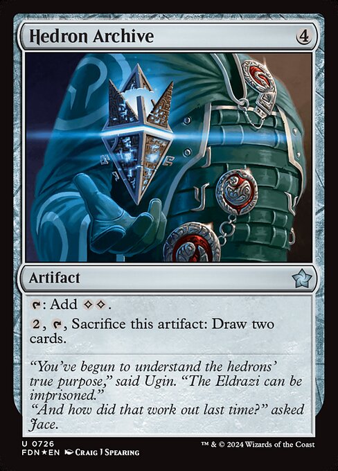 Hedron Archive - Foundations (#726) - Illustrated by Craig J Spearing - Magic: The Gathering Card
