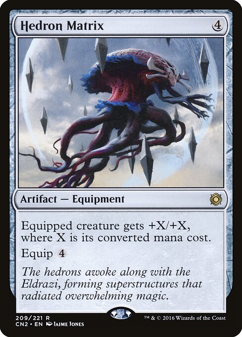 Эдровая Матрица (Hedron Matrix) - Rise of the Eldrazi (#218) - Illustrated by Jaime Jones - Magic: The Gathering Card