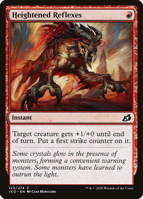 Heightened Reflexes - Ikoria: Lair of Behemoths Magic card