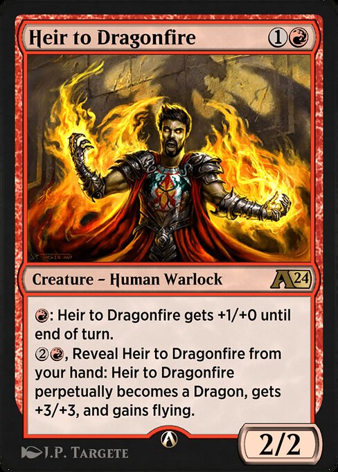 Heir to Dragonfire - Alchemy: Wilds of Eldraine Magic card