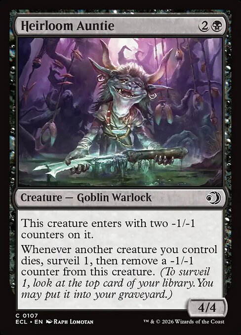 Heirloom Auntie - Lorwyn Eclipsed Magic card