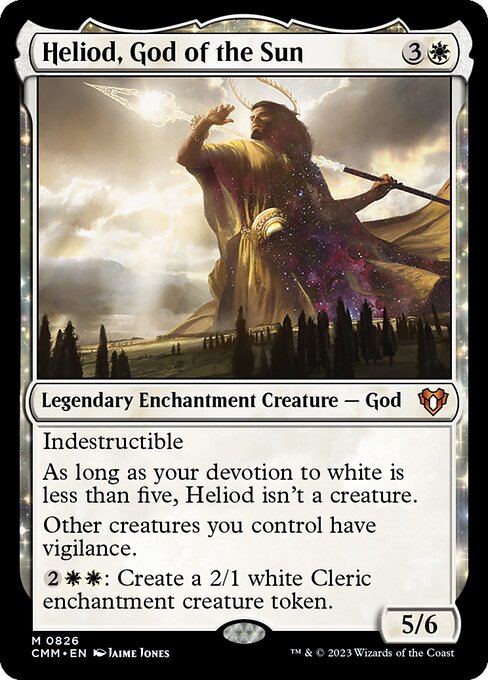 Heliod, God of the Sun - Commander Masters Magic card