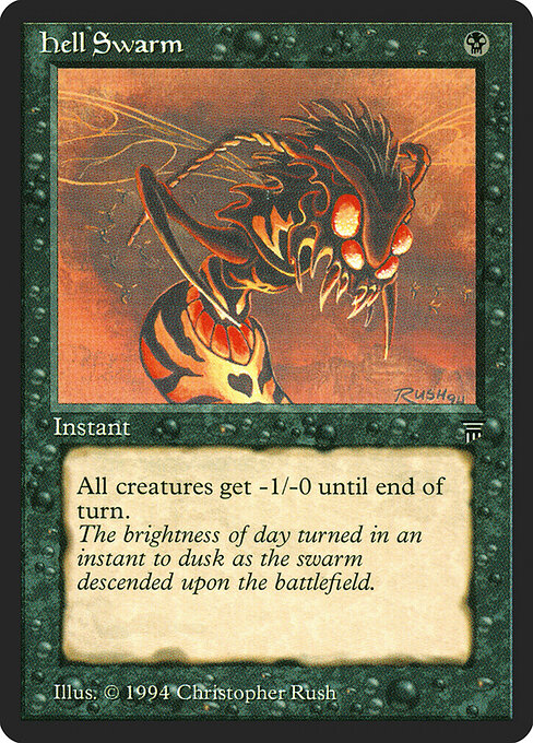 Hell Swarm - Legends Magic card