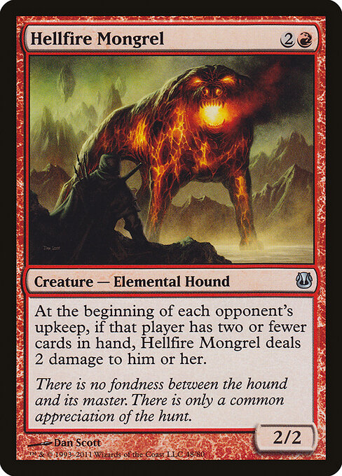 Hellfire Mongrel - Duel Decks: Ajani vs. Nicol Bolas Magic card