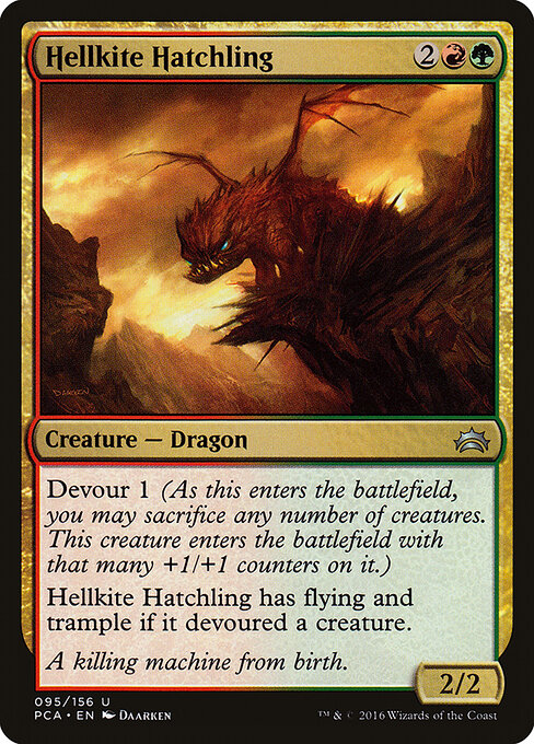 Hellkite Hatchling - Planechase Anthology Magic card