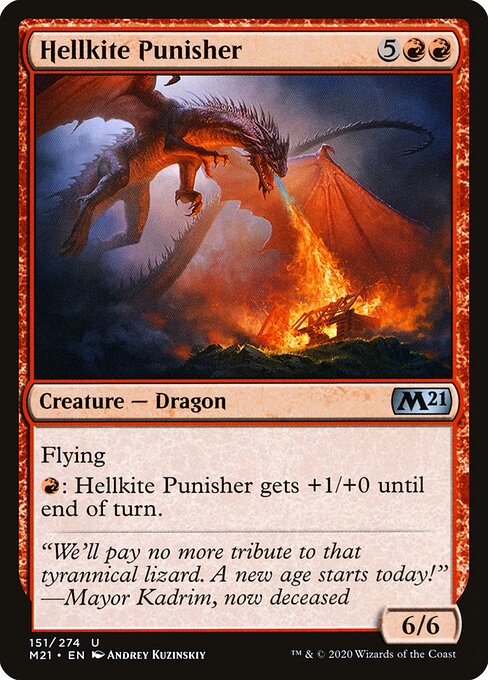 Hellkite Punisher - Core Set 2021 Magic card