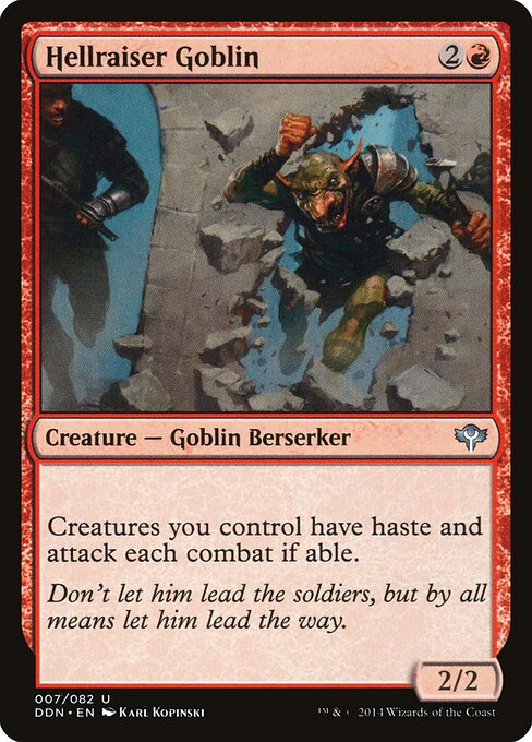 Hellraiser Goblin - Duel Decks: Speed vs. Cunning Magic card