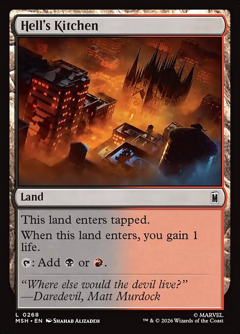 Hell's Kitchen - Marvel Super Heroes Magic card