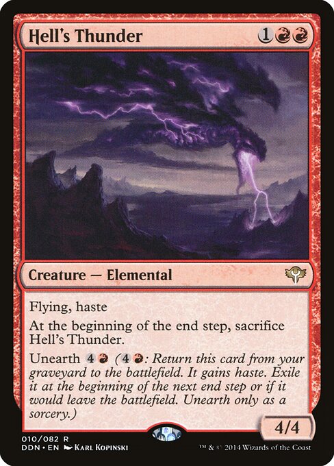 Hell's Thunder - Duel Decks: Speed vs. Cunning Magic card