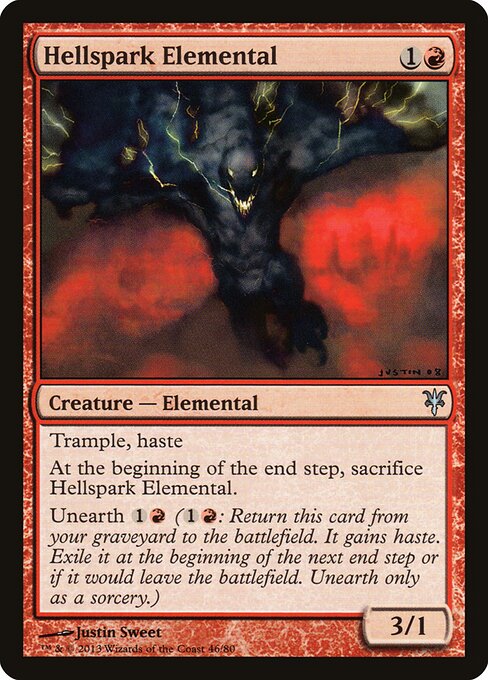 Hellspark Elemental - Duel Decks: Sorin vs. Tibalt Magic card