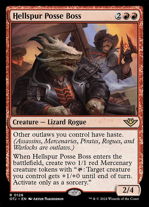 Hellspur Posse Boss - Outlaws of Thunder Junction Magic card