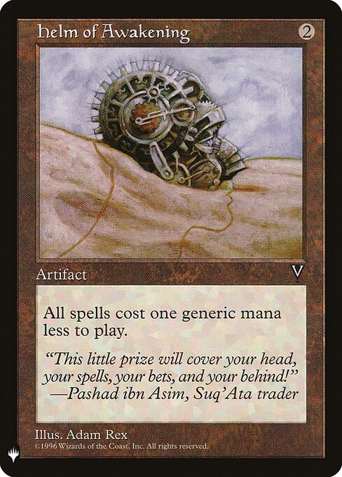 Helm of Awakening - Visions (#145) - Illustrated by Adam Rex - Magic: The Gathering Card