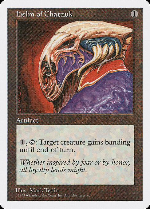 Helm of Chatzuk - Fifth Edition (#376) - Illustrated by Mark Tedin - Magic: The Gathering Card