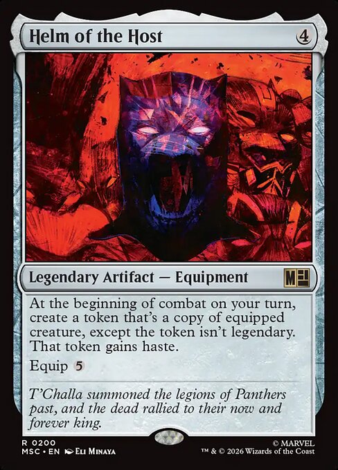 Helm of the Host - Marvel Super Heroes Commander Magic card