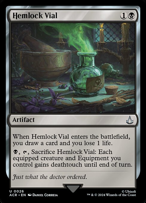 Hemlock Vial - Assassin's Creed Magic card