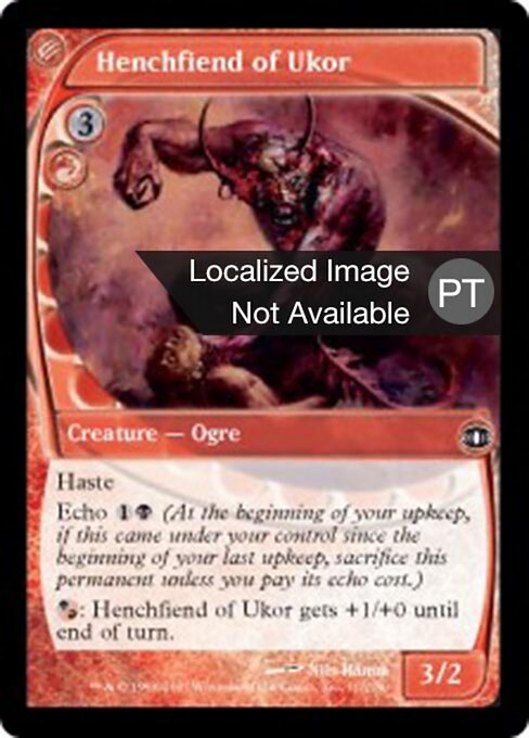 Belzebu de Ukor (Henchfiend of Ukor) - Future Sight (#117) - Illustrated by Nils Hamm - Magic: The Gathering Card