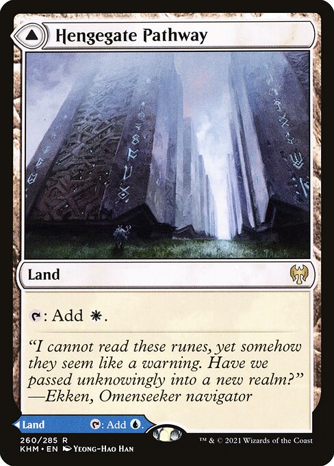 Hengegate Pathway // Mistgate Pathway - Kaldheim Magic card