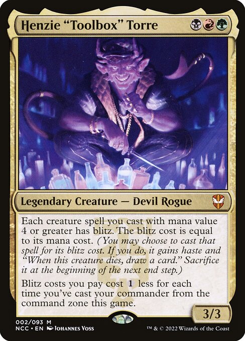 Henzie "Toolbox" Torre - New Capenna Commander Magic card