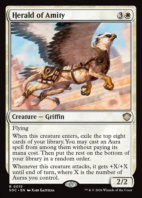 Herald of Amity - Secrets of Strixhaven Commander Magic card