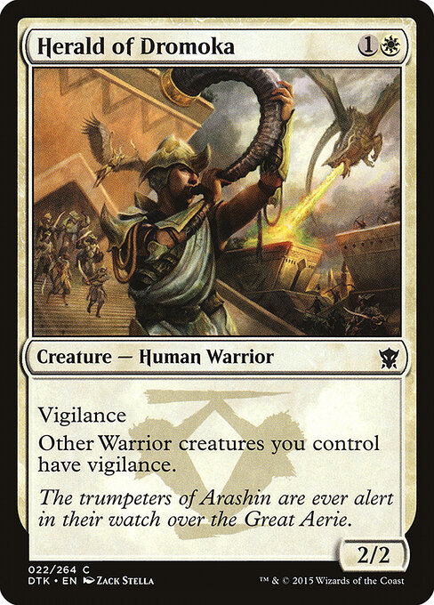 Herald of Dromoka - Dragons of Tarkir Magic card