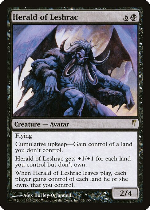 Herald of Leshrac - Coldsnap Magic card
